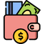 Billing and payment icon — automated residential payment management